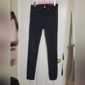 Rag & Bone High Rise Skinny Jeans